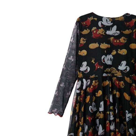 DESIGUAL | Black | TULLE MICKEY MOUSE DRESS - Picture 4 of 12